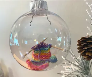 Glas Weihnachts kugeln Benutzer definierte Ornamente Weihnachten für Weihnachts baum dekoration