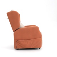 Fauteuil releveur électrique pliable GEEKSOFA en tissu technique avec système à roulettes pour personnes âgées, idéal pour chambre et appartement