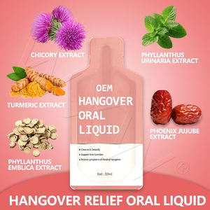 OEM Natural Hangover Recovery Drink <b>Powder</b> with Milk Thistle Easy to Mix <b>Rehydrate</b> and Soothe Stomach - Product Image 4