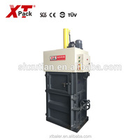 Presse à balles verticale hydraulique semi-automatique XTPACK de petite taille, fabriquée en Chine, 10 tonnes de pression, 2,2 kW de puissance, pour le conditionnement alimentaire