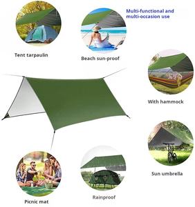 Tienda de campaña de playa de diseño Triangular portátil con sábana impermeable y alfombrilla a prueba de humedad para exteriores y viajes - Product Image 5