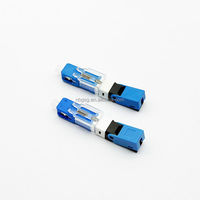 Produit breveté Connecteur rapide à fibre optique 52mm à faible perte d'insertion de qualité télécom SC APC SC UPC pour FTTH