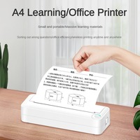Printer Termal X8 A4 Foto BT Nirkabel Tanpa Tinta Mini Portabel Saku Digital untuk Anak-anak