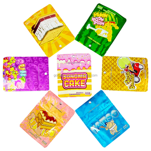 Bolsa de Mylar con Cierre Hermético a Prueba de Niños para Dulces, Galletas y Gomitas, Empaque Personalizado de 3.5g, 7g y 14g, Bolsa Vertical para Pre-Rolls de Flores - Product Image 5