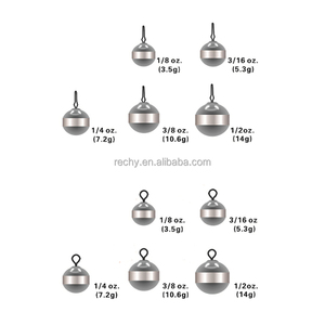 Señuelo pesca tungsteno pesca plomo bola redonda <span class=keywords><strong>Dropshot</strong></span> peso - Product Image 4