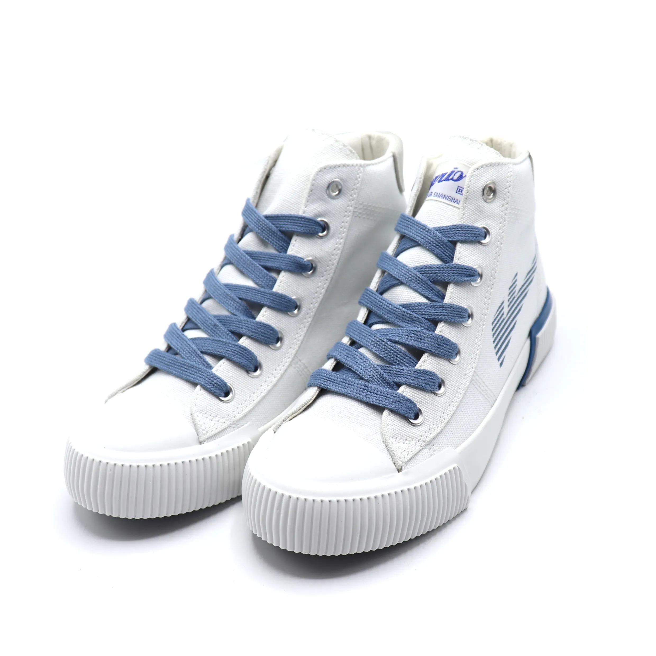 Populaire Nieuwe Stijl Canvas Schoenen High-Top Platte Schoenen Unisex Paar Casual Schoenen Ademend Schoeisel