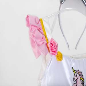 Robe de soirée pour fille Vêtements de danse Performance Wear Stage Performance Wear White Pink Polyester Little <span class=keywords><strong>Pony</strong></span> Dress - Product Image 4