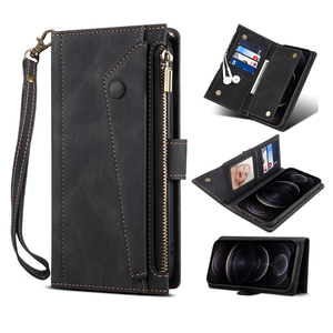 Funda tipo cartera con correa cruzada para Samsung <span class=keywords><strong>Galaxy</strong></span> S26 Ultra/S25FE/S24/A56/A17, con tarjetero y cordón - Product Image 5