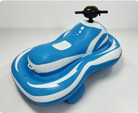 Kart aquatique gonflable électrique 24V, style jet ski, personnalisable, pour enfants et adultes, bateau de sport aquatique pliable
