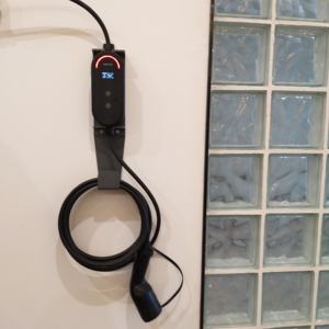 7KW 7.4KW Cargador portátil Ev 32A 1 fase con Type1/2/GBT/Tesla IP67 Impermeable Tipo B(AC 30MA + DC 6MA) - Product Image 4