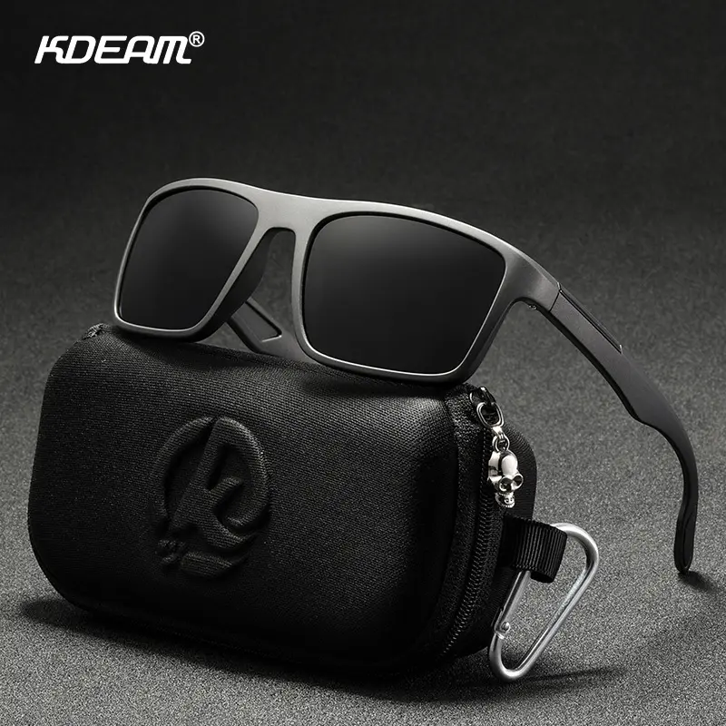 KDEAM KD101 nova chegada óculos polarizados para homens logotipo personalizado pesca fotocromática moda dirigindo óculos de sol