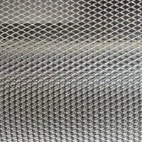 Grillage métallique galvanisé de haute qualité à prix d'usine, maille de plâtre en acier expansé, matériau de construction