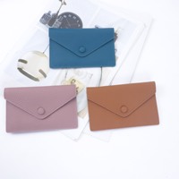 Nouveau Offre Spéciale argent en cuir enveloppe multi-fonction femmes argent portefeuille porte-carte de crédit pour cadeau