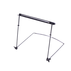 Supports pour instruments à vent H-10B, métal et caoutchouc revêtus de noir, support pour harmonica - Product Image 6