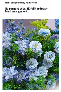 Camino de Flores Artificiales de Rosas <span class=keywords><strong>Austin</strong></span> Blancas Personalizado, Arreglo Floral de 100 cm para Pasillo, Escenario <span class=keywords><strong>en</strong></span> Forma de T y Decoración de Eventos - Product Image 4