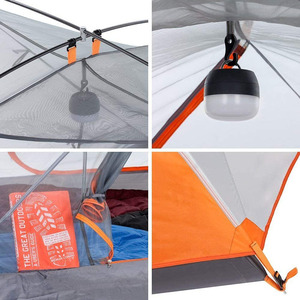 Tenda da <span class=keywords><strong>campeggio</strong></span> da <span class=keywords><strong>campeggio</strong></span> per alpinismo a prova di pioggia parasole traspirante attrezzatura leggera tenda ultraleggera - Product Image 3