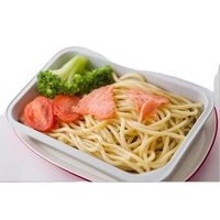 Vente en gros de boîtes à lunch en aluminium pour la préparation de repas par les compagnies aériennes plateaux d'emballage casseroles en métal prêtes à manger assiette d'aliment chaud en aluminium