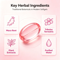 Cápsulas para Glúteos Voluminosos, Mejora Natural de la Cadera con Maca, Fenogreco y Péptidos de Colágeno para Apoyo de Curvas Femeninas