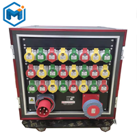 24-Way 16A Étanche Power Distro Grand Écran LED Éclairage de Scène Audio Distribution de Puissance Cabinet avec Flight Case