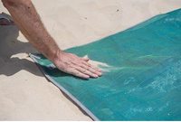 Tapis de camping extérieur sans sable, résistant à l'eau, anti-décoloration, qualité militaire, design réversible, tapis en PE pour pique-niques à la plage