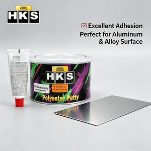 HKS Masilla in Poliestere con Alluminio e Grande Adesione per <span class=keywords><strong>la</strong></span> Riparazione di Cerchioni Auto e Parti in Alluminio - Product Image 1