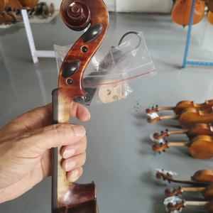 Cuerdas profesionales exquisitas de alta calidad, violín hecho a mano sólido 4/4 - Product Image 3