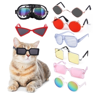 Lunettes de soleil pour animaux de compagnie en gros pour chat et chien divers types d'accessoires pour animaux de compagnie ornements vêtements accessoire pour chats <span class=keywords><strong>cool</strong></span> - Product Image 1