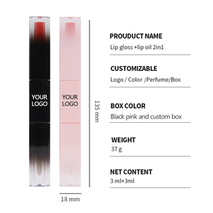 Aceite Labial <span class=keywords><strong>Hialurónico</strong></span> Hidratante y Nutritivo, Brillo Labial Ligero y No Pegajoso, Aceite Labial con Color 2 en 1 - Product Image 3