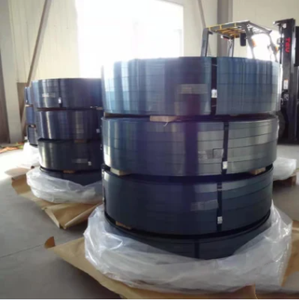 B235 черная и синяя стальная металлическая обвязочная стальная упаковочная полоса - Product Image 3