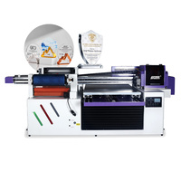 Imprimante UV à plat de taille 60*90CM, machine d'impression UV, encre UV, matériau de film AB, couleurs CMYK, vernis blanc, machine d'impression UV