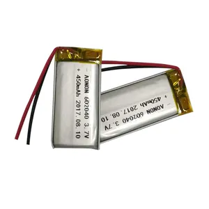 lipo battery 602040 with iec62133 CB lithium polymer battery CE/RoHS/MSDS/UN38.3 certificates