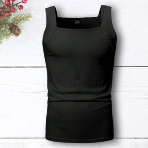 <b>Men's</b> Oversized Summer Fitness <b>Tank</b> <b>Top</b> Casual Sports 180g Plus Size Polyester Sleeveless with Print Decoration Solid Colour - Product Image 6