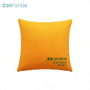 Cuscino di Lusso Elasticizzato Arancione 60*60 in Tessuto Elastico di Alta Qualità - Product Image 1