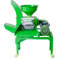 Coupe-paille électrique à double fonction pour l'agriculture coupe-paille coupe-herbe broyeur d'animaux broyeur de grains