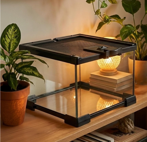 Terrario Rectangular de Vidrio Transparente, Ecológico, Ligero, Duradero y Reutilizable para Reptiles, Caja de Cría para Mascotas, Venta al Por Mayor - Product Image 6