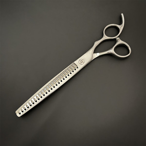 Ciseaux professionnels à effiler les poils de 8 pouces en acier inoxydable 440C pour toilettage canin - Product Image 2