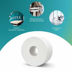 Carta Igienica BulkySoft Jumbo Mini 130 Active Clean, 12 Rotoli, Cellulosa a 2 Veli - Product Image 5