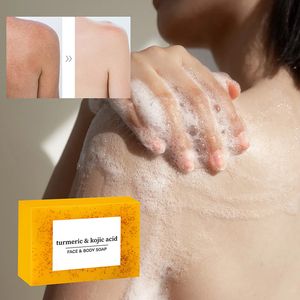 Bán Buôn 100G Mặt Cơ Thể Handmade Tắm Xà Phòng Làm Sạch Sâu Giữ Ẩm Nghệ & Kojic Axit Xà Phòng - Product Image 4