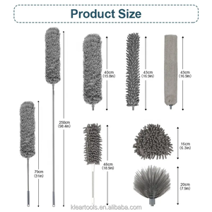 Ventilateur de plafond domestique Nettoyage de la poussière <span class=keywords><strong>Plumeau</strong></span> en microfibre <span class=keywords><strong>Plumeau</strong></span> extensible <span class=keywords><strong>Chenille</strong></span> Plume Gap Duster - Product Image 5