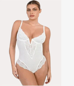 Sous-vêtements en dentelle pour femmes, taille et corps, <span class=keywords><strong>siamois</strong></span>, grosse femme, soutiens-gorge jumbo, taille plus - Product Image 6