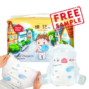 Campione gratuito usa e getta pannolino per bambini non rash distributore di pannolini per bambini personalizzati con etichetta privata