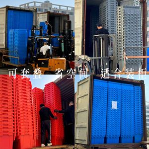 Boîte logistique en plastique avec couvercle empilable 600x395x250mm haute résistance pour le transport de produits pharmaceutiques, d'aliments frais et de la chaîne du froid - Product Image 2