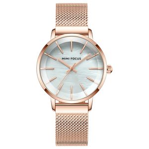 <span class=keywords><strong>Mini</strong></span> <span class=keywords><strong>Focus</strong></span> MF0257L Correa de malla de acero <span class=keywords><strong>Reloj</strong></span> de cuarzo Vestido <span class=keywords><strong>Reloj</strong></span> simple de moda Relojes analógicos impermeables para mujer Relogio - Product Image 3