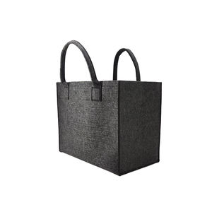 Sac fourre-tout en <span class=keywords><strong>feutre</strong></span> de laine brodé sur mesure avec motif de fleurs de marguerite, sac à main réutilisable écologique <span class=keywords><strong>pour</strong></span> femmes, cadeaux 35x30cm - Product Image 3