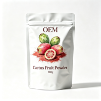 OEM Opuntia Ficus-indica Poeder, Stekelpompoen Fruitpoeder, Wateroplosbaar Stekelpompoenpoeder