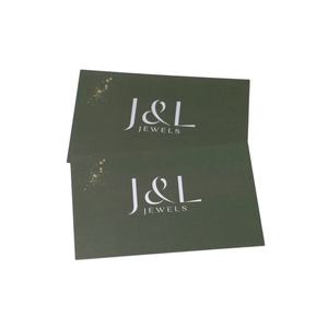 Tarjetas de Visita con Laminado Mate Negro, Código QR, 150x100mm, 300gsm, <span class=keywords><strong>Descuento</strong></span> por Pedido, Cupón de Medicina Hospitalaria, Papel Plateado - Product Image 3