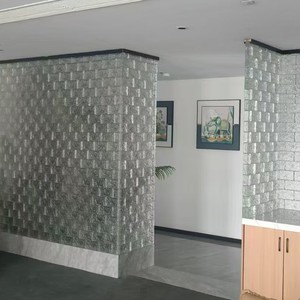 Gợn sóng tinh thể thủy tinh khối vuông dòng chảy chất lỏng kết cấu phân vùng Tường Thanh phòng tắm phòng khách IND/Ngoài trời đổi mới - Product Image 2