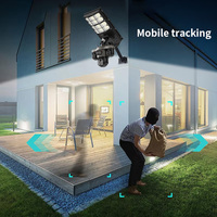 Caméra de sécurité solaire 2-en-1 à faible MOQ, 12MP, 4G sans fil, IP66, extérieure, avec détection de mouvement PIR et système de surveillance cloud