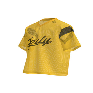 HEALY Fabricant de t-shirts en polyester Dry Fit à sublimation, t-shirts de football personnalisés à col en V pour hommes - Product Image 5