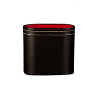 Backgammon – accessoires en cuir, gobelets à dés, usine de haute qualité, personnalisé en faux cuir noir, backgammon, gobelet à dés pour backgammon
